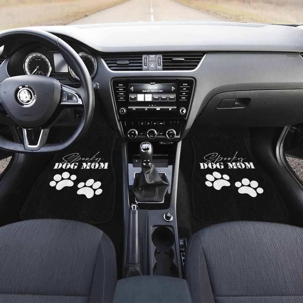 Spooky Dog Mom Halloween Paw Amazing Gift Ideas Car Floor Mats 211110 - YourCarButBetter