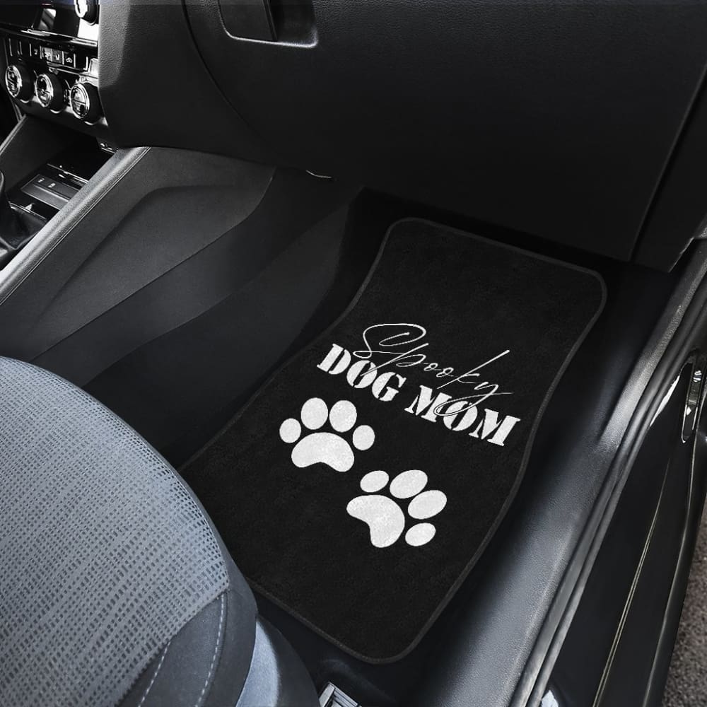 Spooky Dog Mom Halloween Paw Amazing Gift Ideas Car Floor Mats 211110 - YourCarButBetter