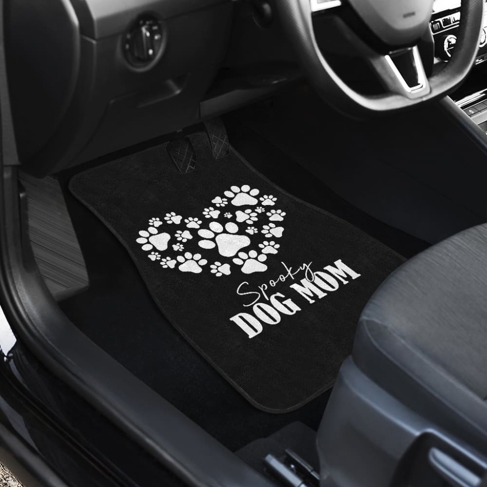 Spooky Dog Mom Halloween Paw Car Floor Mats 211110 - YourCarButBetter