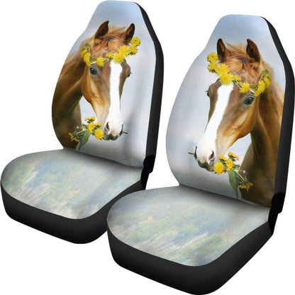Spring Filly Horse Car Seat Covers 184610 - YourCarButBetter