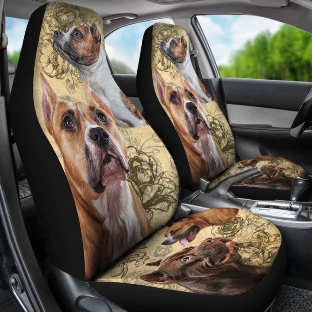 Staffordshire Bull Terrier - Car Seat Covers 110424 - YourCarButBetter