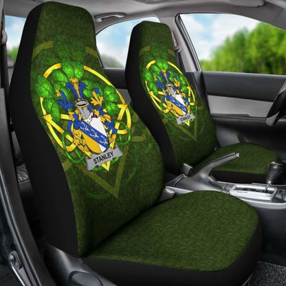Stanley Ireland Car Seat Cover Celtic Shamrock (Set Of Two) 154230 - YourCarButBetter