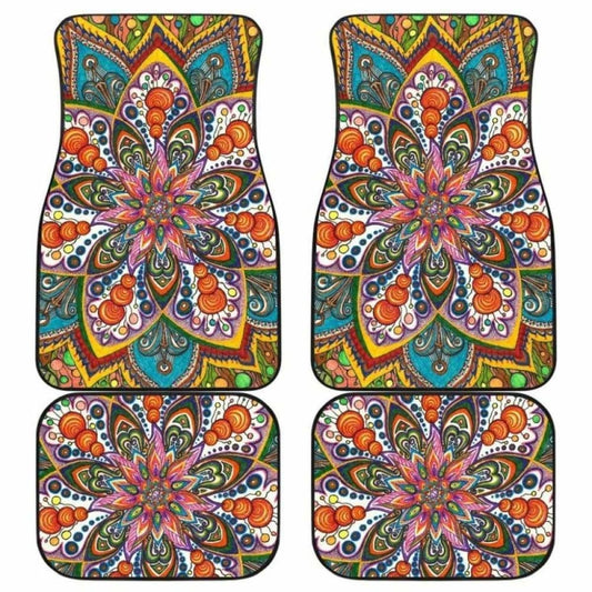 Star Mandala Car Floor Mats 194013 - YourCarButBetter