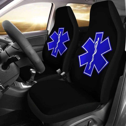 Star of Life EMS Emergency Medical Services Car Seat Covers Amazing Gift Ideas 194013 - YourCarButBetter