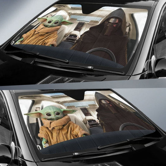 Star War Car Auto Sun Shades Windshield Accessories Decor Gift 094201 - YourCarButBetter