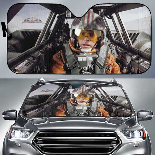 Star War Spaceship Car Auto Sun Shades Windshield Accessories Decor Gift 094201 - YourCarButBetter