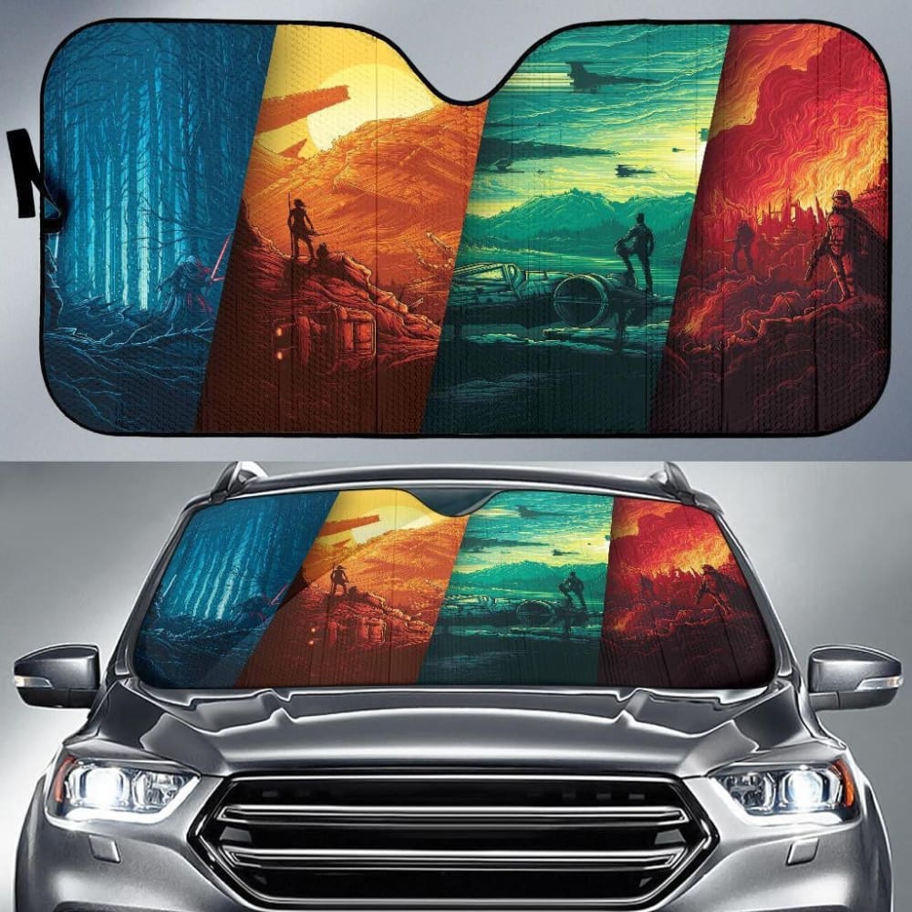 Star Wars Art Auto Sun Shades 094201 - YourCarButBetter