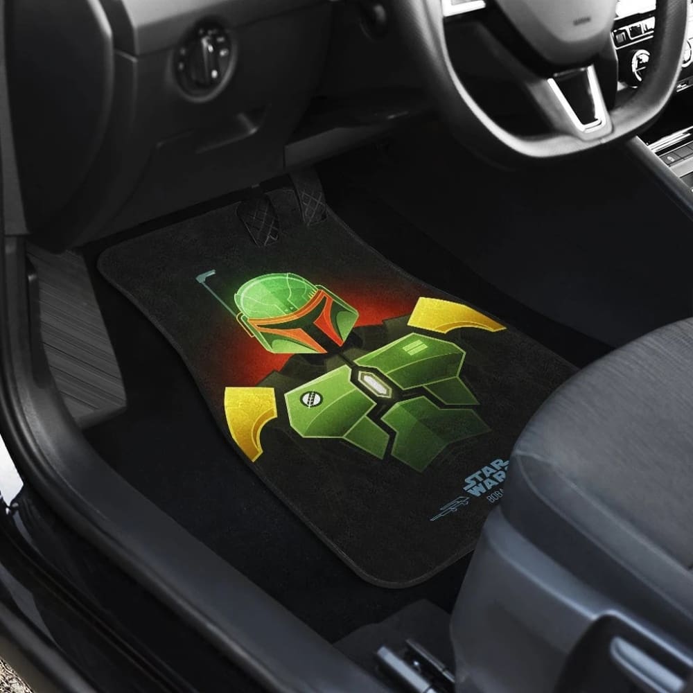 Star Wars Boba Fett Car Floor Mats 094201 - YourCarButBetter