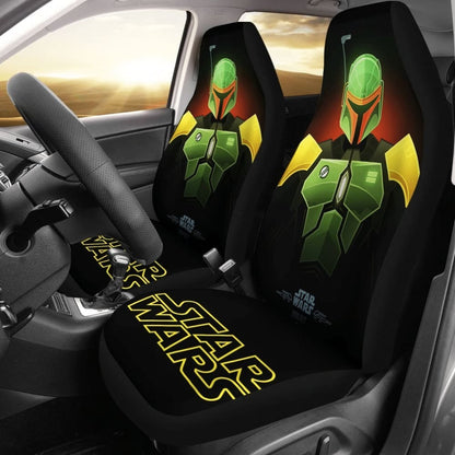 Star Wars Boba Fett Car Seat Covers 094201 - YourCarButBetter