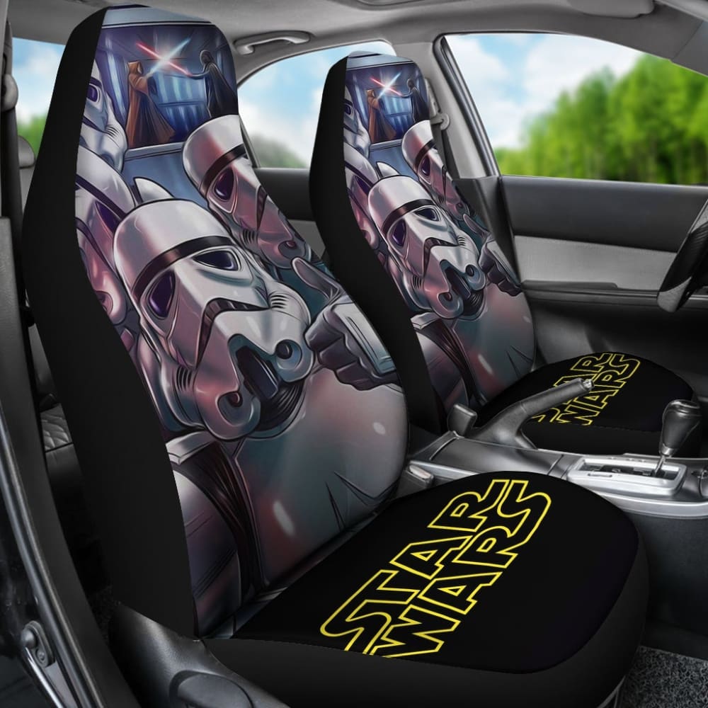 Star Wars Funny Seat Cover 094201 - YourCarButBetter