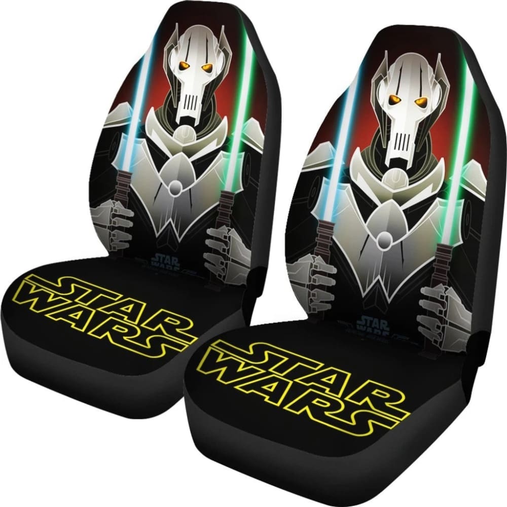Star Wars General Grievous Car Seat Covers 094201 - YourCarButBetter