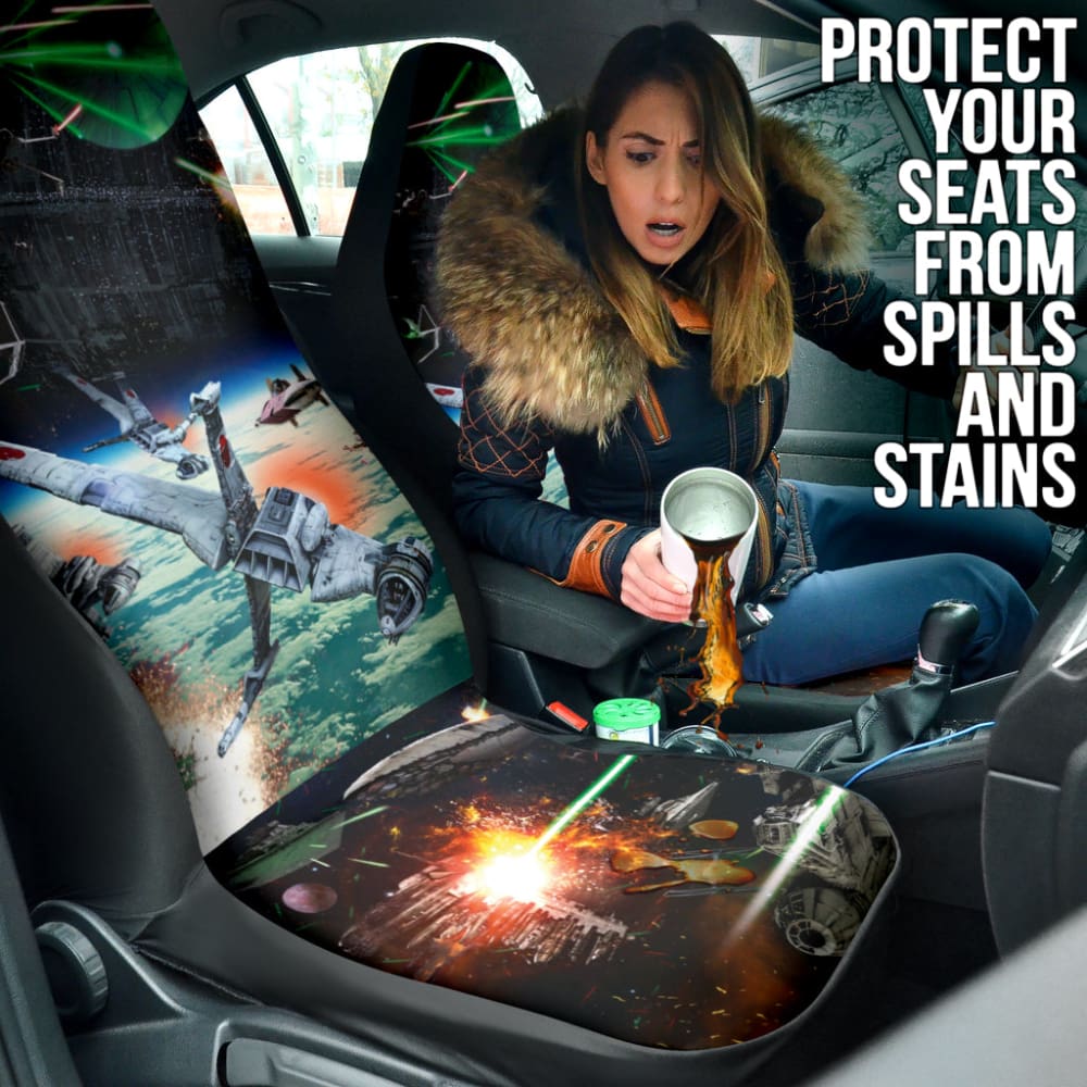 Star Wars Space Battle Car Seat Covers 210201 - YourCarButBetter