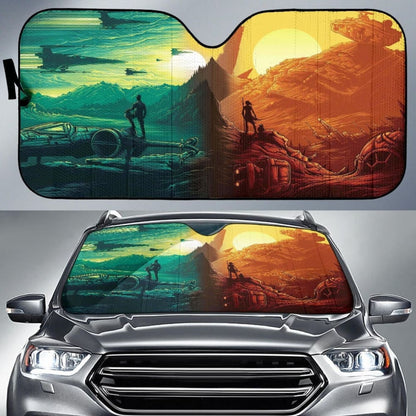 Star Wars The Force Awakening Sun Shade 094201 - YourCarButBetter