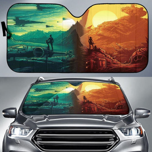 Star Wars The Force Awakening Sun Shade 094201 - YourCarButBetter