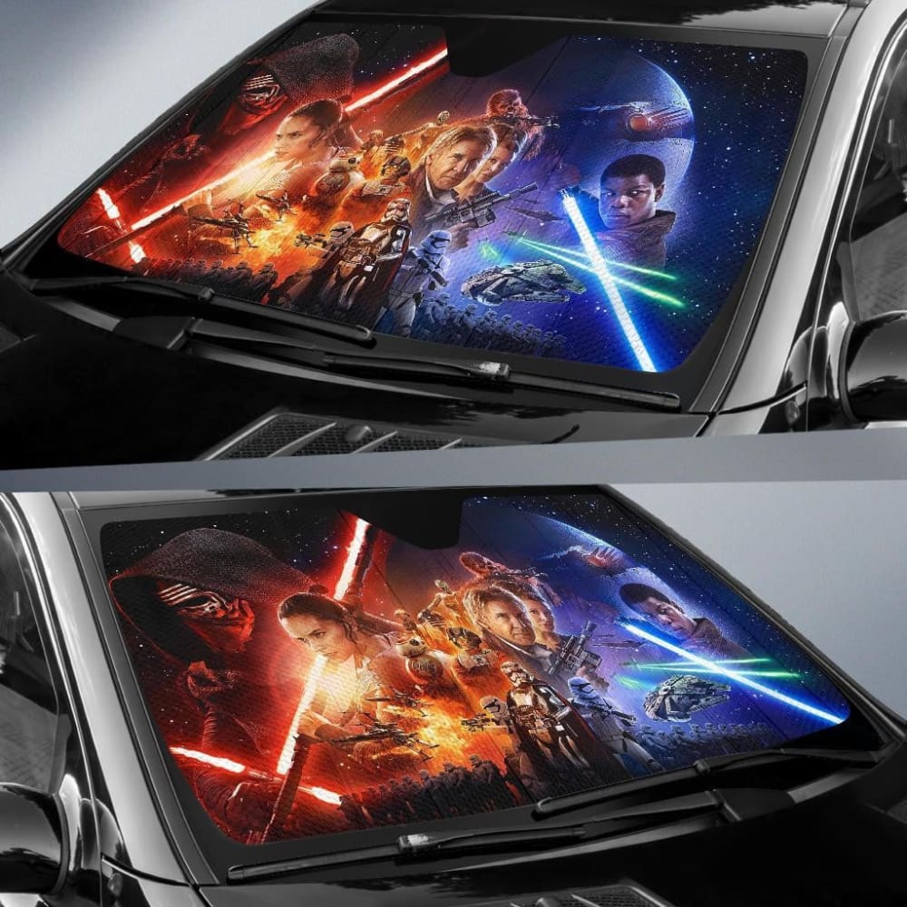 Star Wars The Force Awakens Sun Shades 094201 - YourCarButBetter