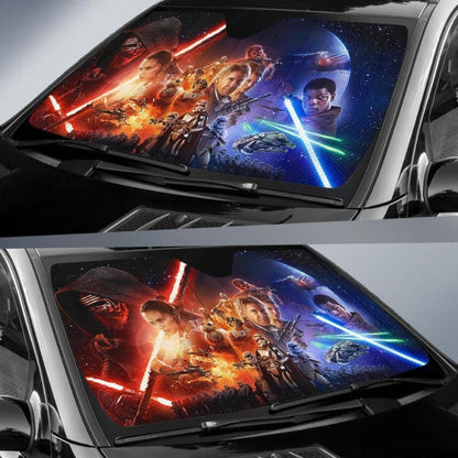 Star Wars The Force Awakens Sun Shades 094201 - YourCarButBetter