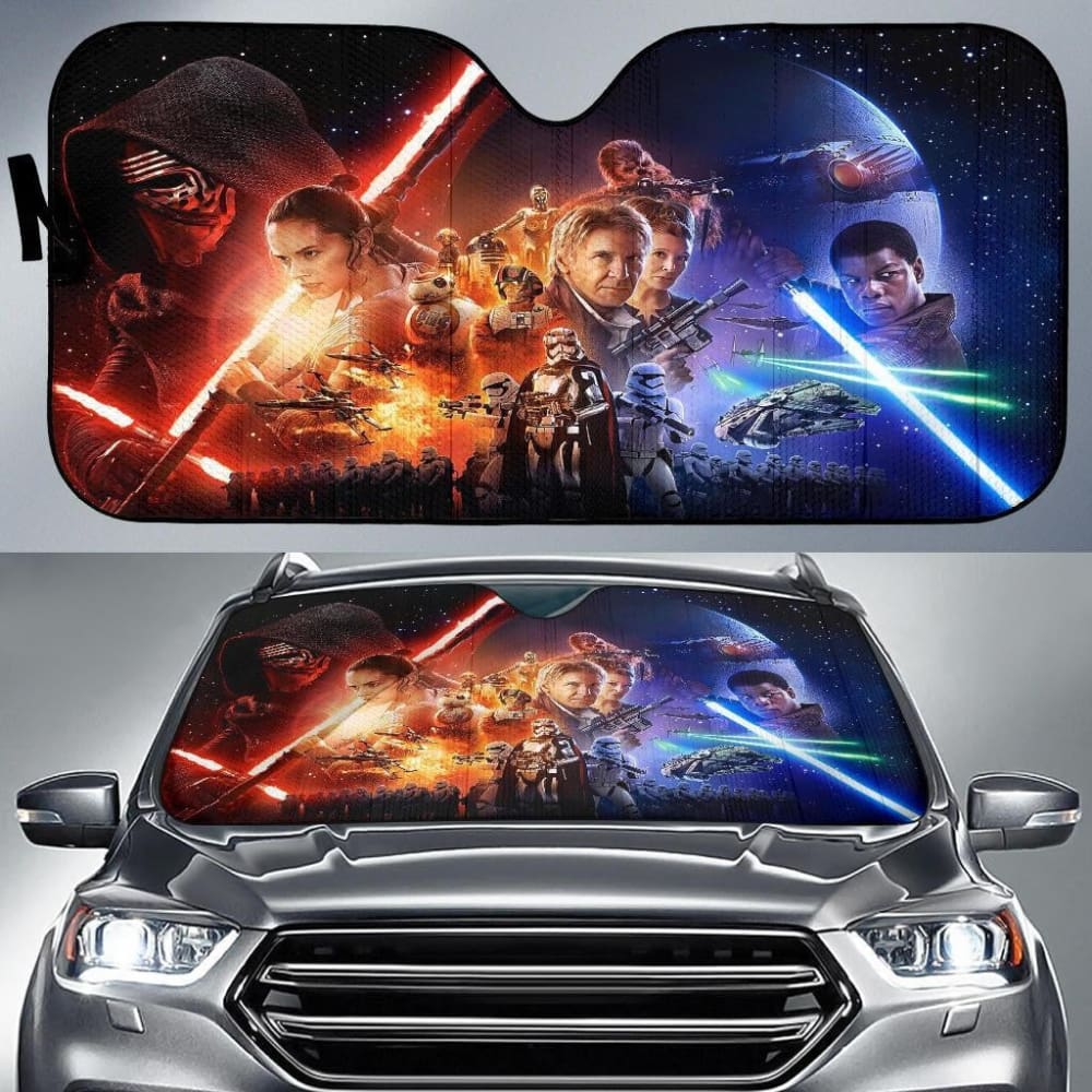 Star Wars The Force Awakens Sun Shades 094201 - YourCarButBetter