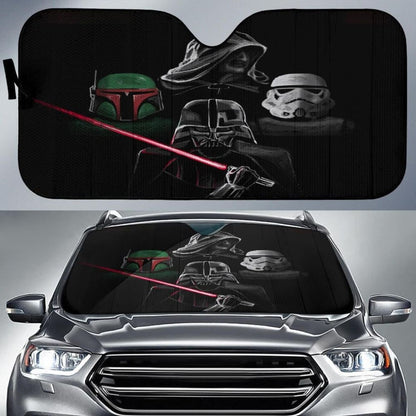 Star Wars X Queen Car Sun Shades 094201 - YourCarButBetter