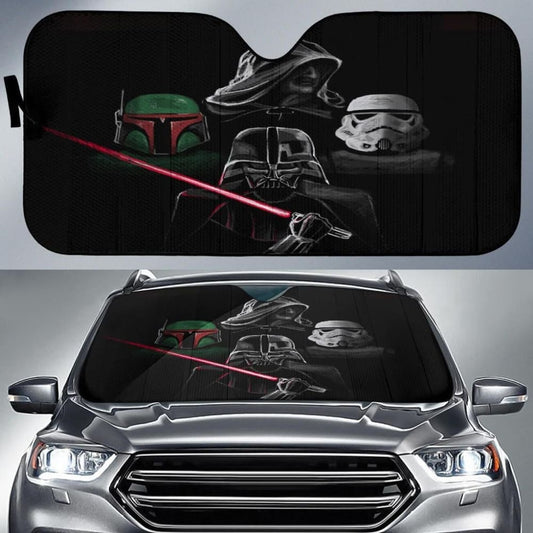 Star Wars X Queen Car Sun Shades 094201 - YourCarButBetter