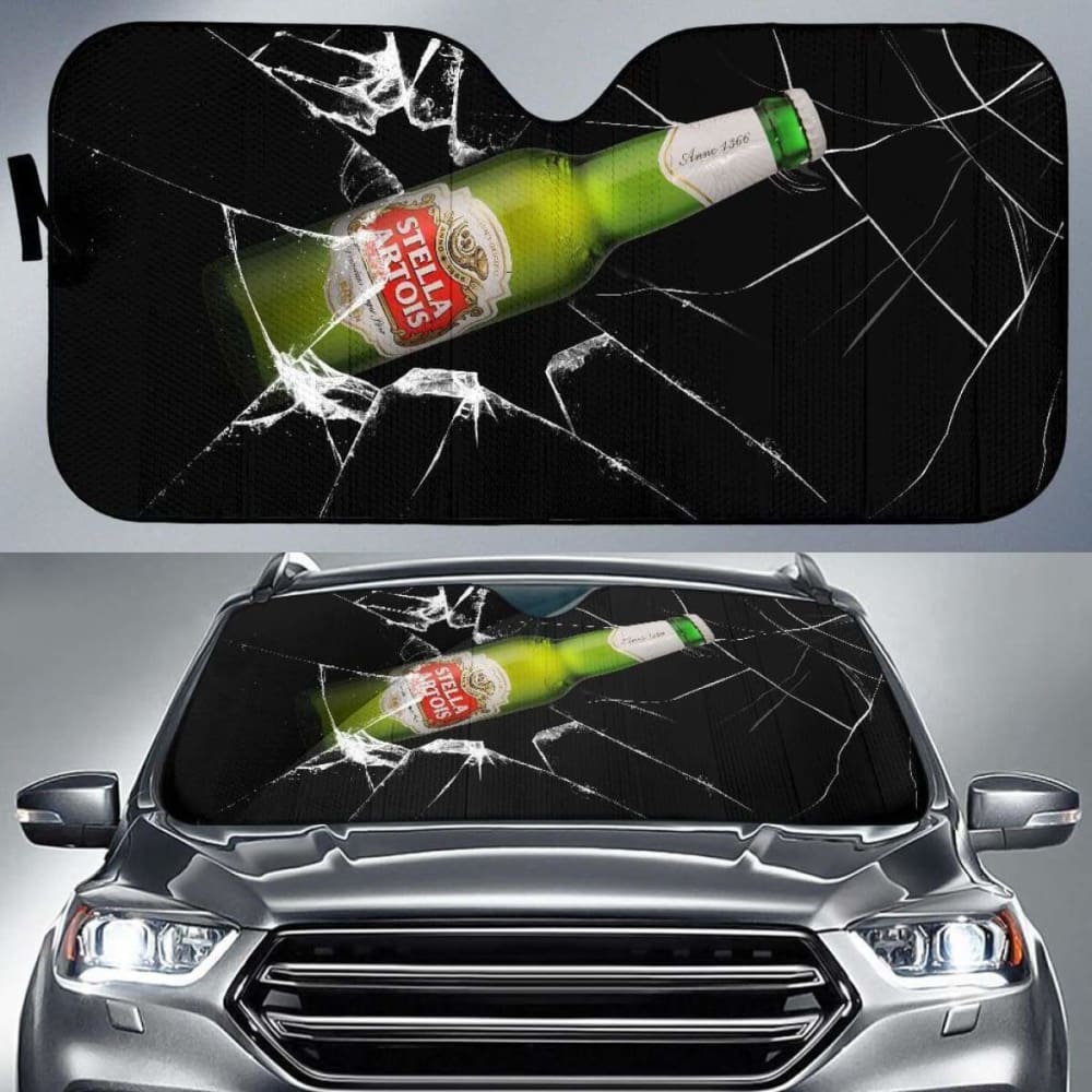 Stella Artois Auto Sun Shade Car Sun Visor Funny Beer Lover 102507 - YourCarButBetter