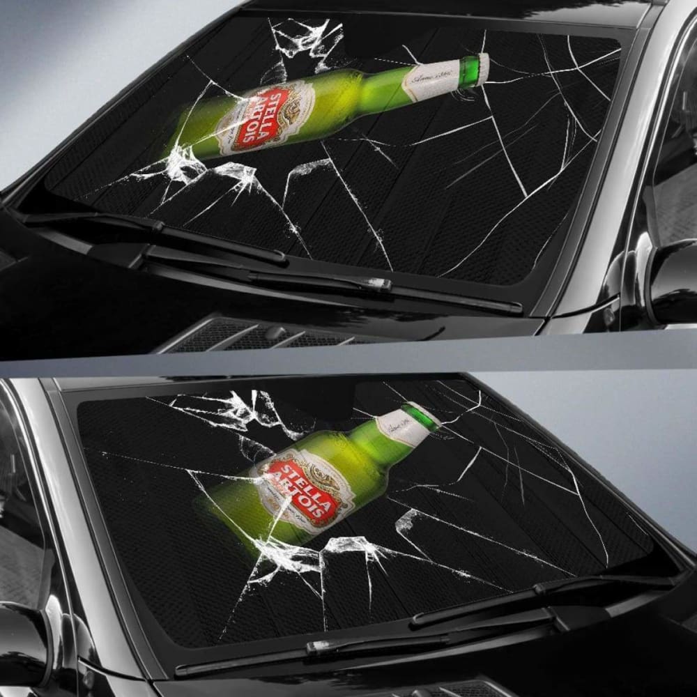 Stella Artois Auto Sun Shade Car Sun Visor Funny Beer Lover 102507 - YourCarButBetter