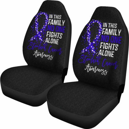 Stomach Cancer No One Fights Alone Car Seat Covers 210101 - YourCarButBetter