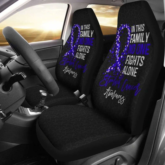 Stomach Cancer No One Fights Alone Car Seat Covers 210101 - YourCarButBetter