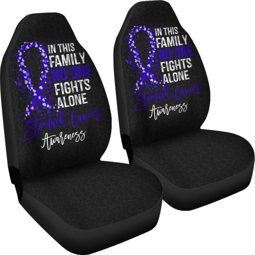 Stomach Cancer No One Fights Alone Car Seat Covers 210101 - YourCarButBetter