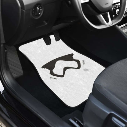 Stormstrooper Face Car Floor Mats 094201 - YourCarButBetter