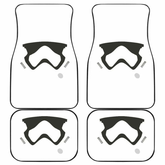 Stormstrooper Face Car Floor Mats 094201 - YourCarButBetter