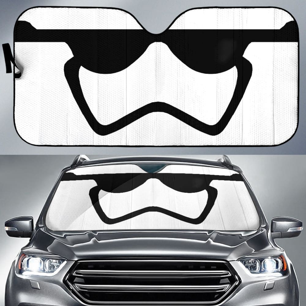 Stormstrooper Face Star Wars Sun Shade 094201 - YourCarButBetter