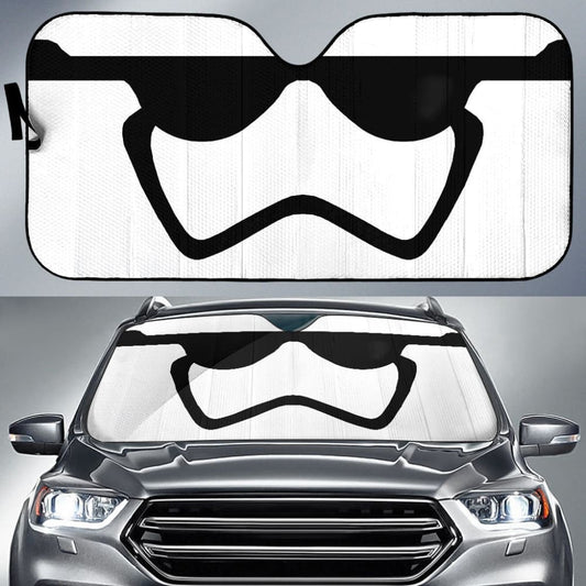 Stormstrooper Face Star Wars Sun Shade 094201 - YourCarButBetter