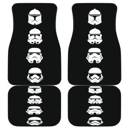 Stormstrooper Heads Star War Car Floor Mats 094201 - YourCarButBetter