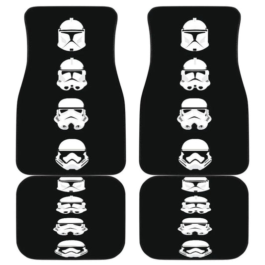 Stormstrooper Heads Star War Car Floor Mats 094201 - YourCarButBetter
