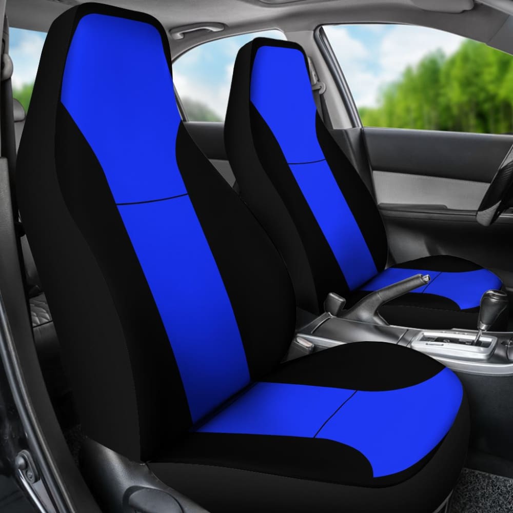 Stylish Thin Blue Line Car Seat Covers Amazing Gift Ideas 101819 - YourCarButBetter