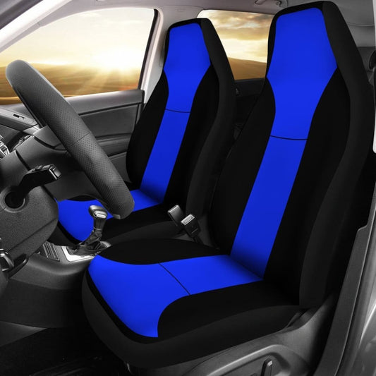 Stylish Thin Blue Line Car Seat Covers Amazing Gift Ideas 101819 - YourCarButBetter