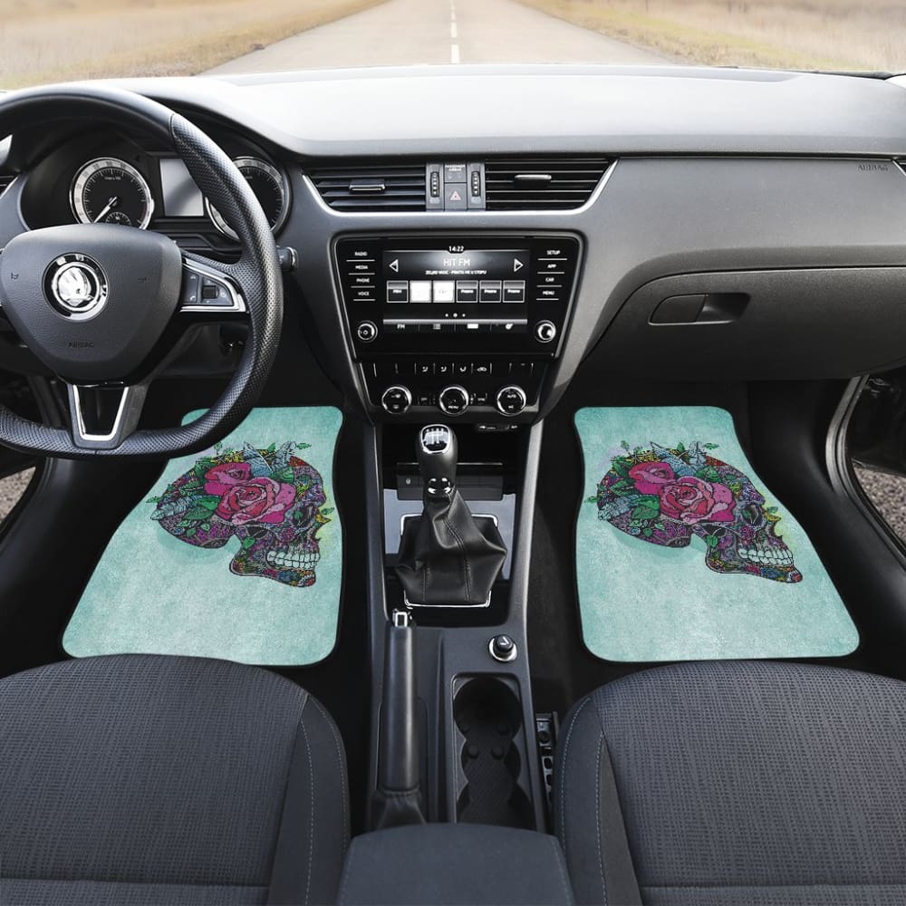 Sugar Skull Car Mat 101819 - YourCarButBetter