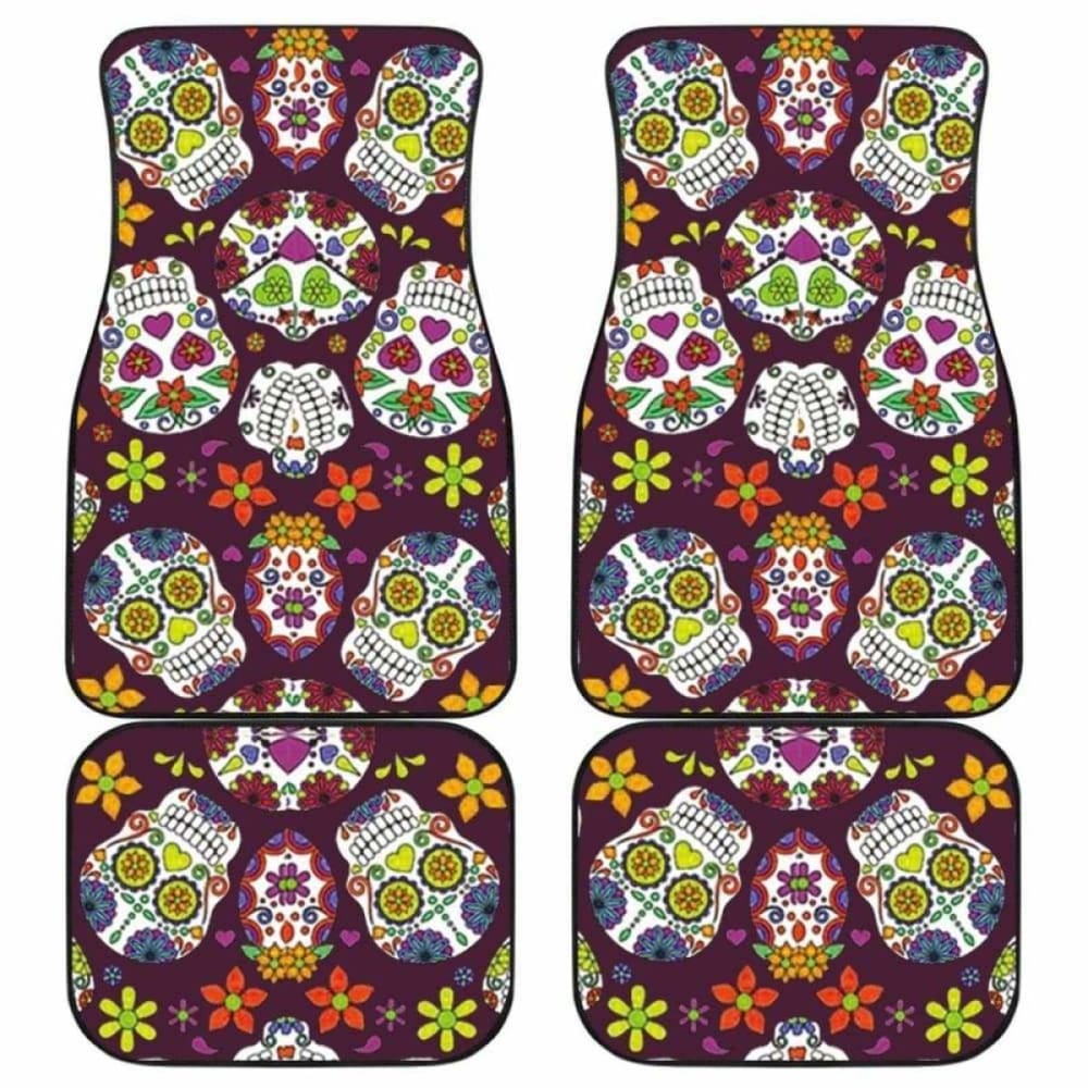 Sugar Skull - Car Mats 101207