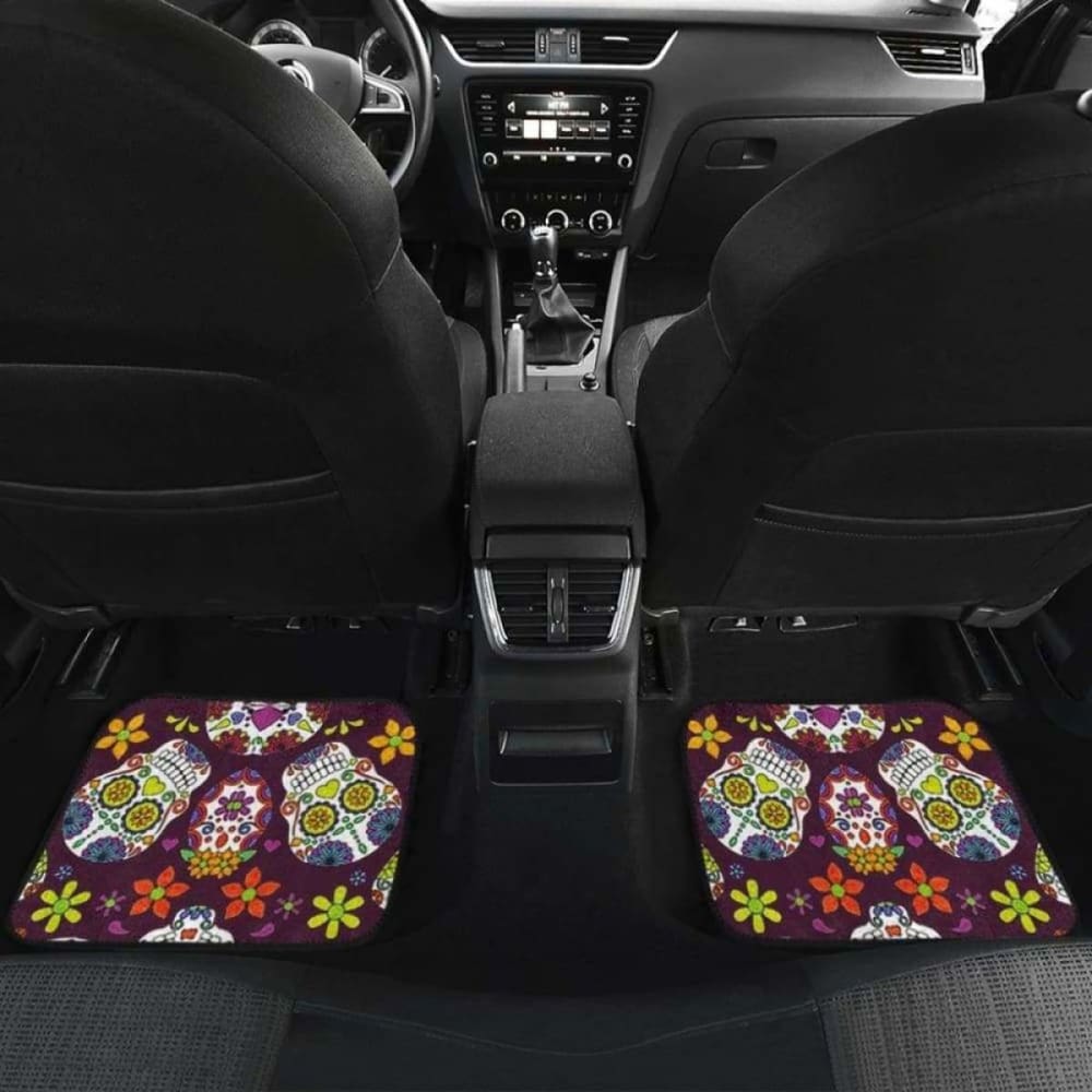 Sugar Skull - Car Mats 101207