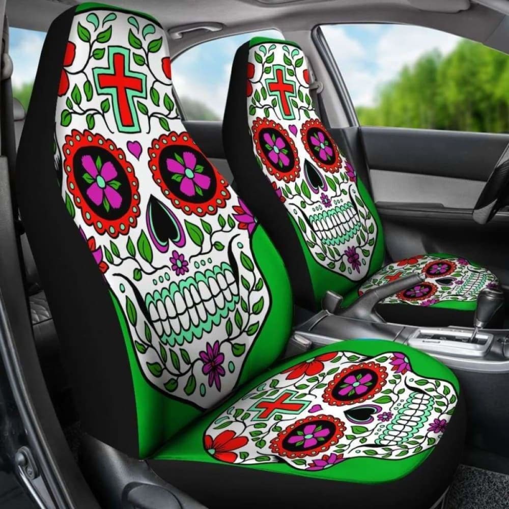Sugar Skull Car Seat Cover 101207