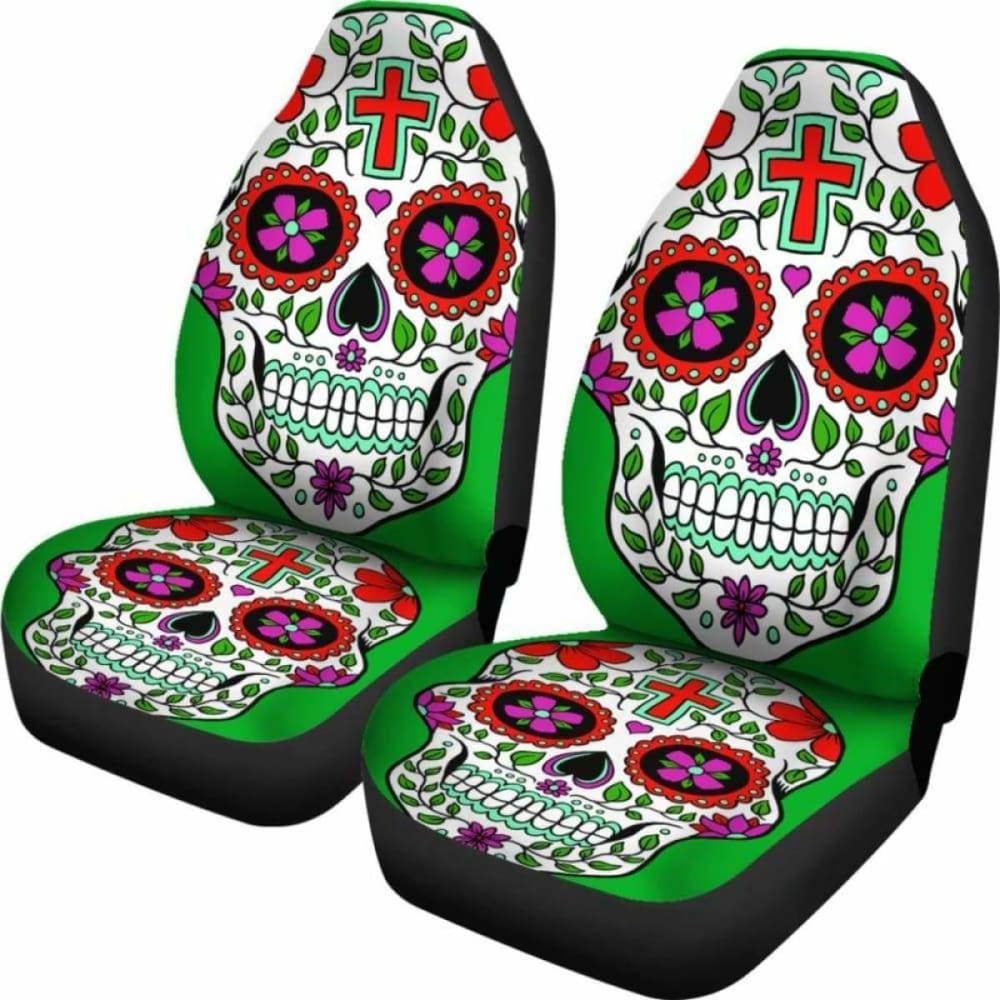 Sugar Skull Car Seat Cover 101207