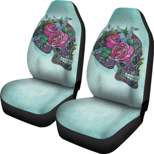 Sugar Skull Car Seat Cover 101819 - YourCarButBetter