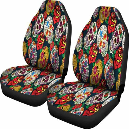 Sugar Skull Car Seat Covers 101807