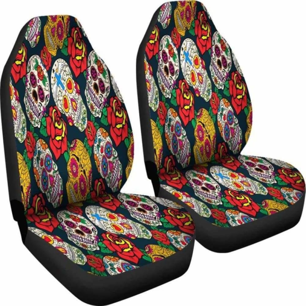 Sugar Skull Car Seat Covers 101807
