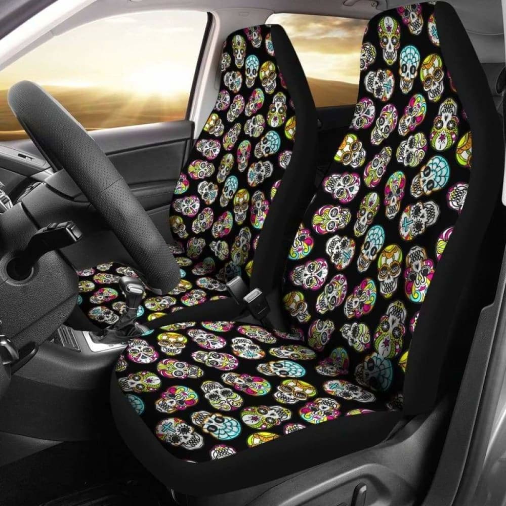 Sugar Skull Car-Suv Seat Cover 01 101207