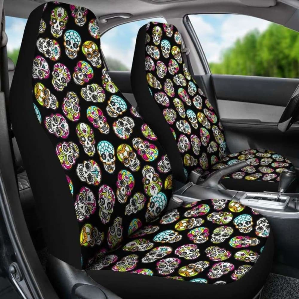Sugar Skull Car-Suv Seat Cover 01 101207