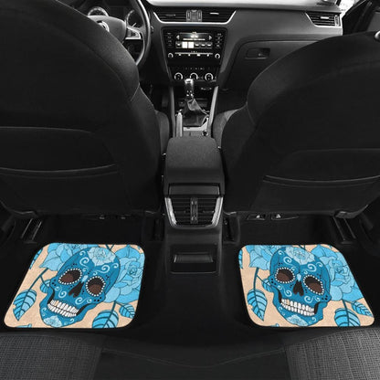 Sugar Skull Day Of The Dead Car Mat 101819 - YourCarButBetter