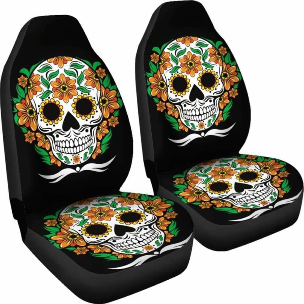 Sugar Skull - Day Of The Dead - Car Seat Cover 101207