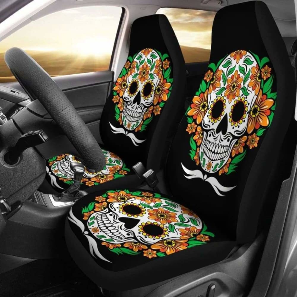 Sugar Skull - Day Of The Dead - Car Seat Cover 101207