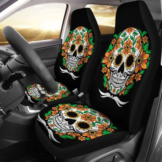 Sugar Skull - Day Of The Dead - Car Seat Cover 101207